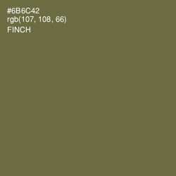 #6B6C42 - Finch Color Image