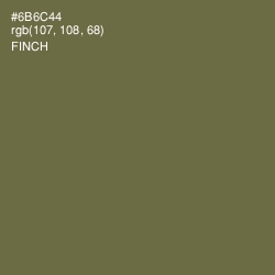 #6B6C44 - Finch Color Image
