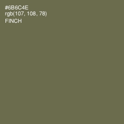 #6B6C4E - Finch Color Image