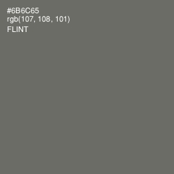 #6B6C65 - Flint Color Image