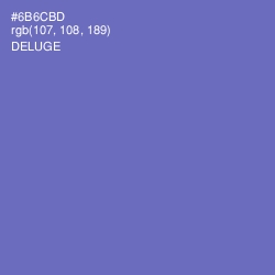 #6B6CBD - Deluge Color Image