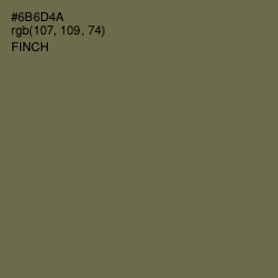 #6B6D4A - Finch Color Image