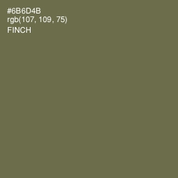#6B6D4B - Finch Color Image
