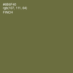 #6B6F40 - Finch Color Image