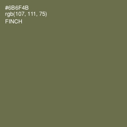 #6B6F4B - Finch Color Image