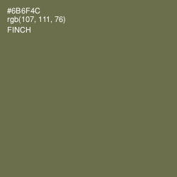 #6B6F4C - Finch Color Image