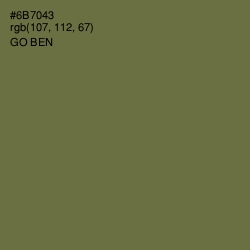 #6B7043 - Go Ben Color Image