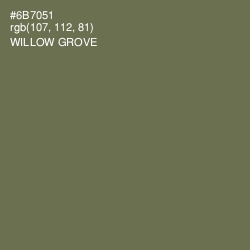 #6B7051 - Willow Grove Color Image