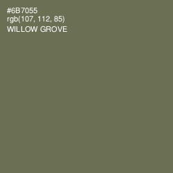 #6B7055 - Willow Grove Color Image