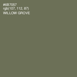 #6B7057 - Willow Grove Color Image