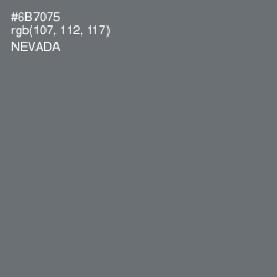 #6B7075 - Nevada Color Image