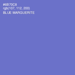 #6B70C8 - Blue Marguerite Color Image