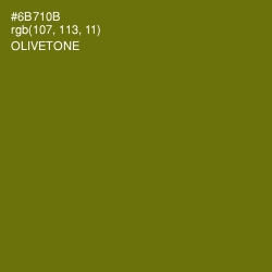 #6B710B - Olivetone Color Image