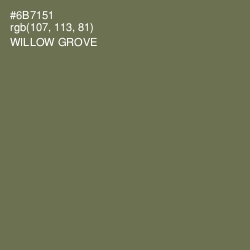 #6B7151 - Willow Grove Color Image