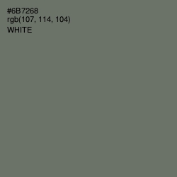 #6B7268 - Dove Gray Color Image