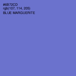 #6B72CD - Blue Marguerite Color Image