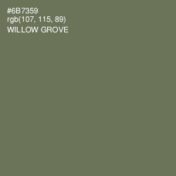 #6B7359 - Willow Grove Color Image