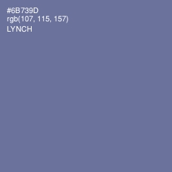 #6B739D - Lynch Color Image