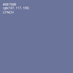 #6B759B - Lynch Color Image