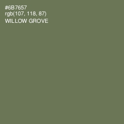 #6B7657 - Willow Grove Color Image