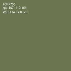 #6B7750 - Willow Grove Color Image