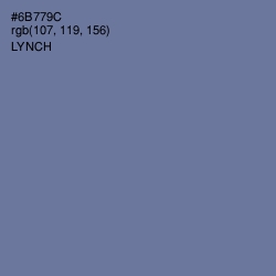 #6B779C - Lynch Color Image