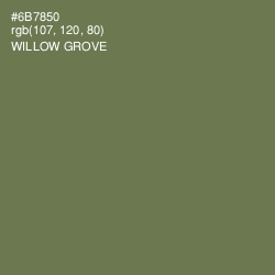 #6B7850 - Willow Grove Color Image