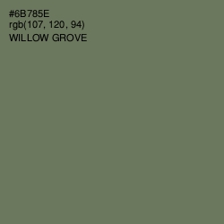 #6B785E - Willow Grove Color Image