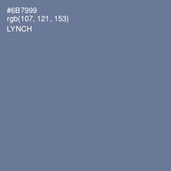 #6B7999 - Lynch Color Image