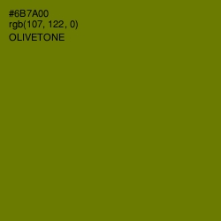 #6B7A00 - Olivetone Color Image