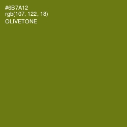 #6B7A12 - Olivetone Color Image