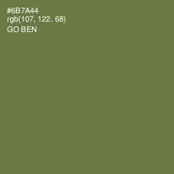 #6B7A44 - Go Ben Color Image