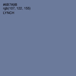 #6B7A9B - Lynch Color Image