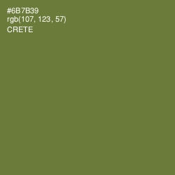 #6B7B39 - Crete Color Image