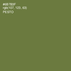 #6B7B3F - Pesto Color Image