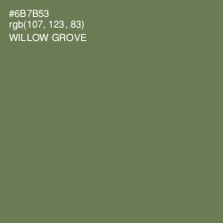 #6B7B53 - Willow Grove Color Image