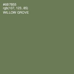 #6B7B55 - Willow Grove Color Image