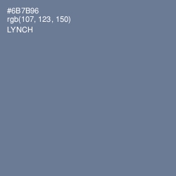 #6B7B96 - Lynch Color Image
