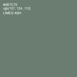 #6B7C70 - Limed Ash Color Image