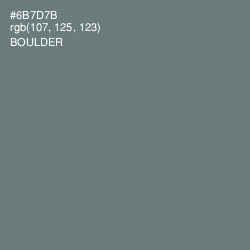 #6B7D7B - Boulder Color Image