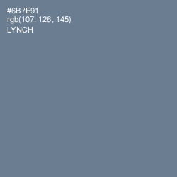 #6B7E91 - Lynch Color Image