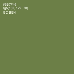 #6B7F46 - Go Ben Color Image