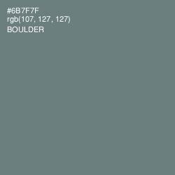 #6B7F7F - Boulder Color Image