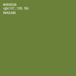 #6B8038 - Wasabi Color Image