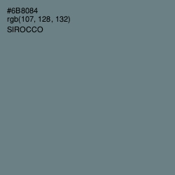 #6B8084 - Sirocco Color Image