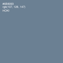 #6B8093 - Hoki Color Image