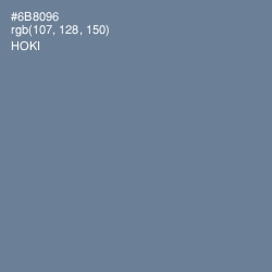 #6B8096 - Hoki Color Image