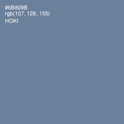 #6B809B - Hoki Color Image