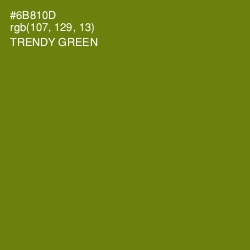 #6B810D - Trendy Green Color Image