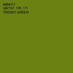 #6B8111 - Trendy Green Color Image